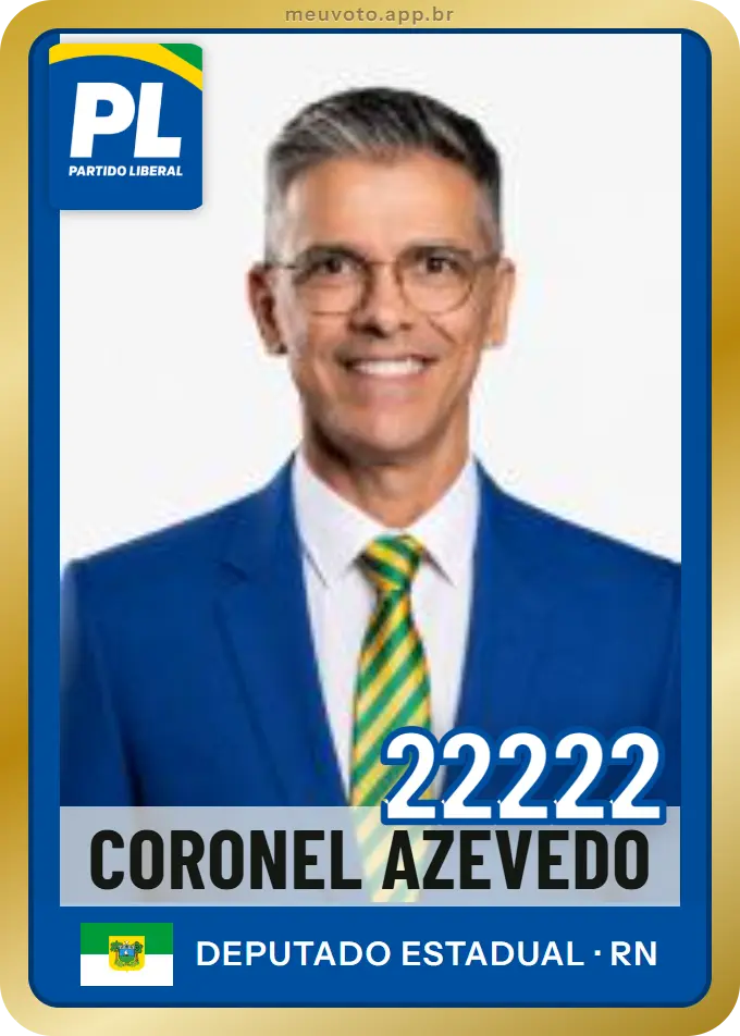Carta de Coronel Azevedo, número 22222, PL