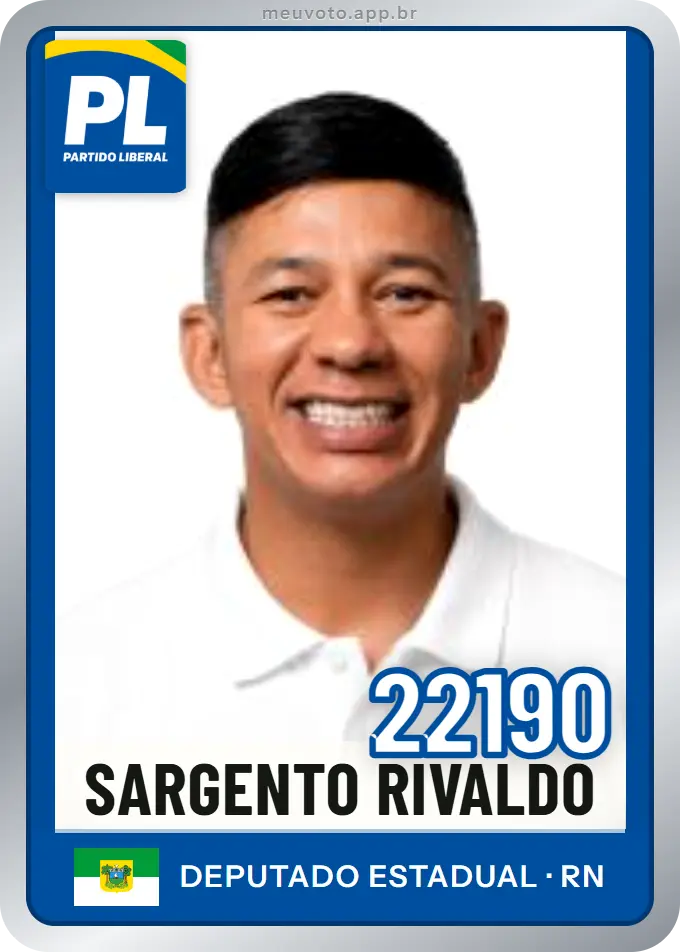 Carta de Sargento Rivaldo, número 22190, PL
