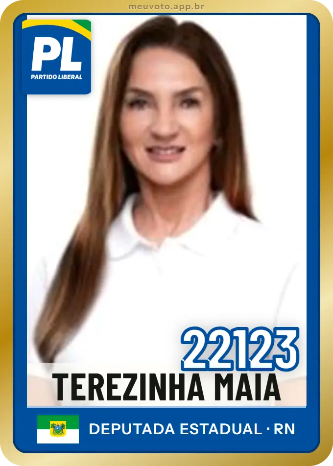 Carta de Terezinha Maia, número 22123, PL