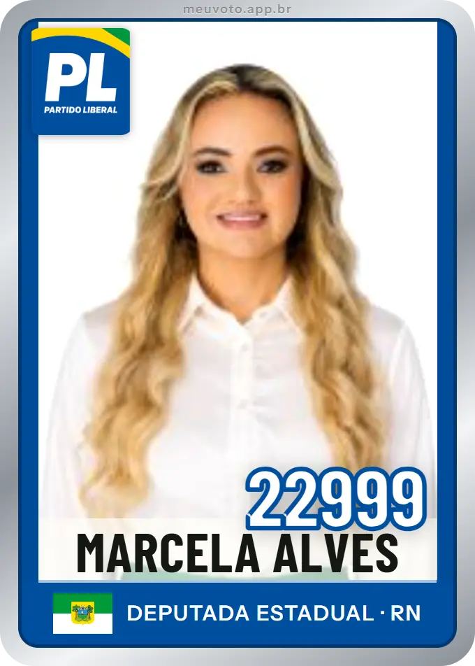 Carta de Marcela Alves, número 22999, PL