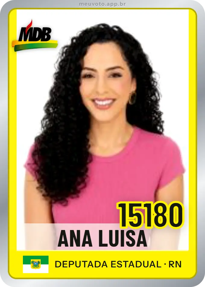 Carta de Ana Luisa, número 15180, MDB