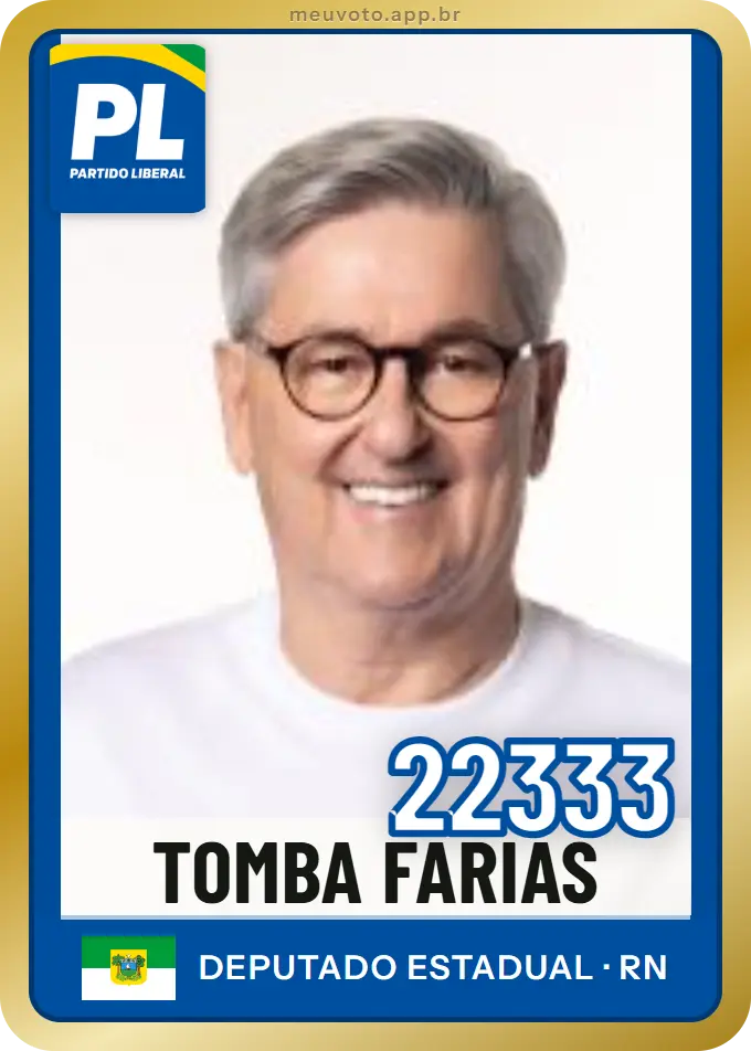 Carta de Tomba Farias, número 22333, PL