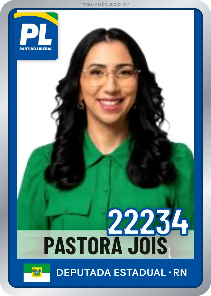 Carta de Pastora Jois, número 22234, PL