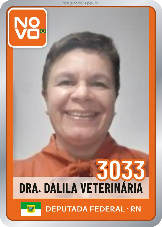 Carta de Dra. Dalila Veterinária, número 3033, Novo