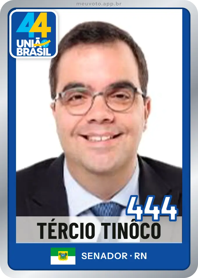 Carta de Tércio Tinôco, número 444, União