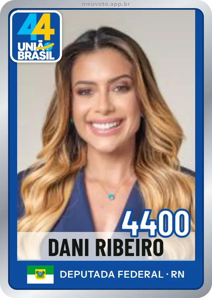 Carta de Dani Ribeiro, número 4400, União