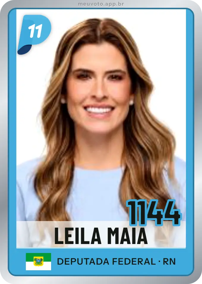 Carta de Leila Maia, número 1144, PP