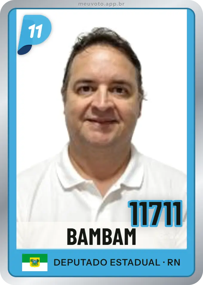 Carta de Bambam, número 11711, PP