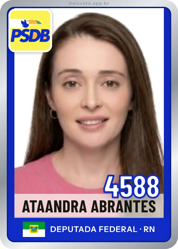 Carta de Ataandra Abrantes, número 4588, PSDB