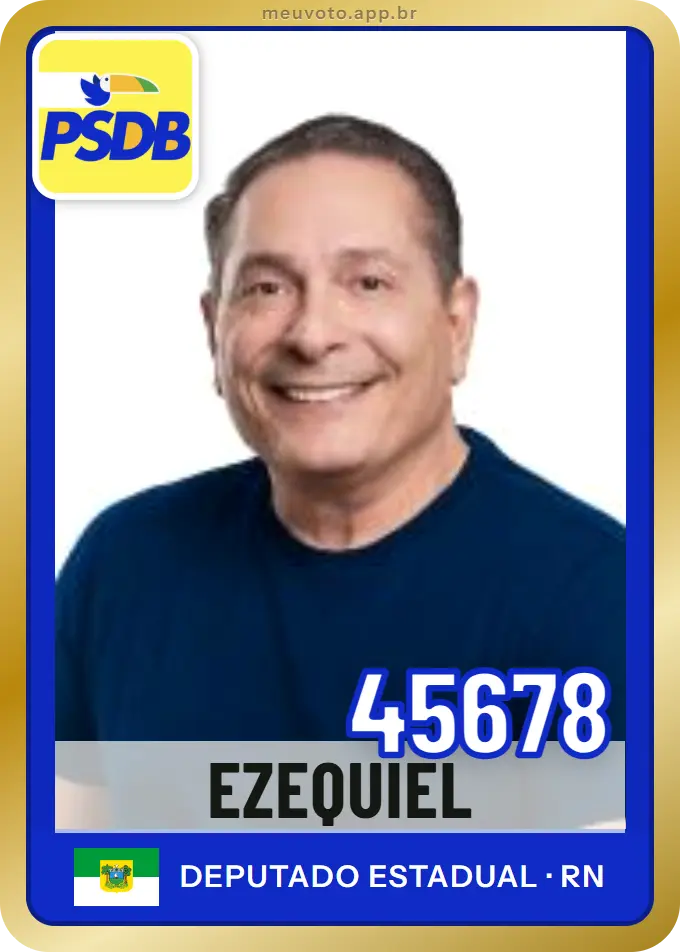 Carta de Ezequiel, número 45678, PSDB