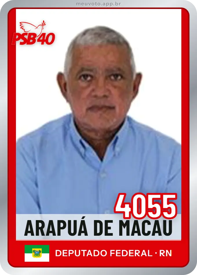Carta de Arapuá de Macau, número 4055, PSB