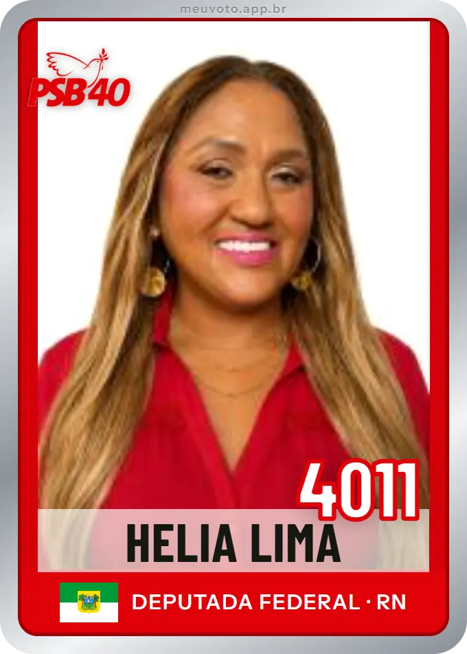 Carta de Helia Lima, número 4011, PSB