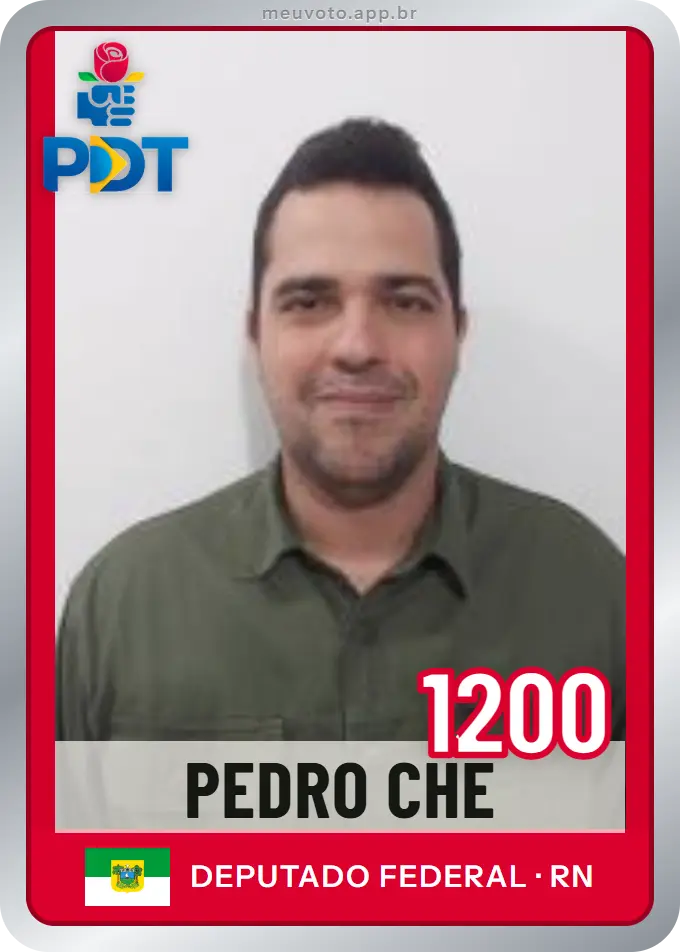Carta de Pedro Che, número 1200, PDT