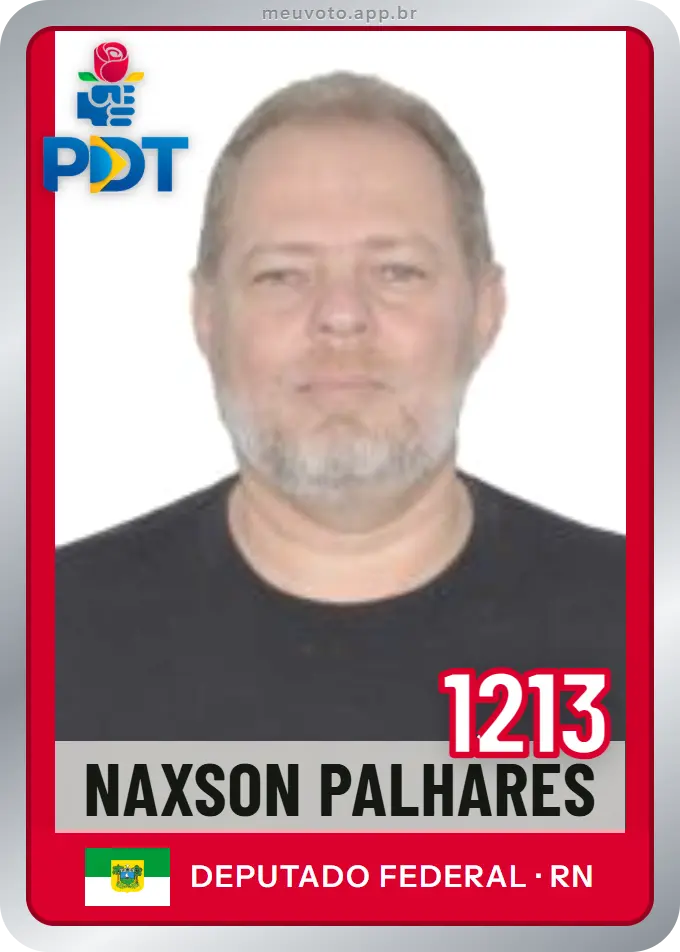 Carta de Naxson Palhares, número 1213, PDT