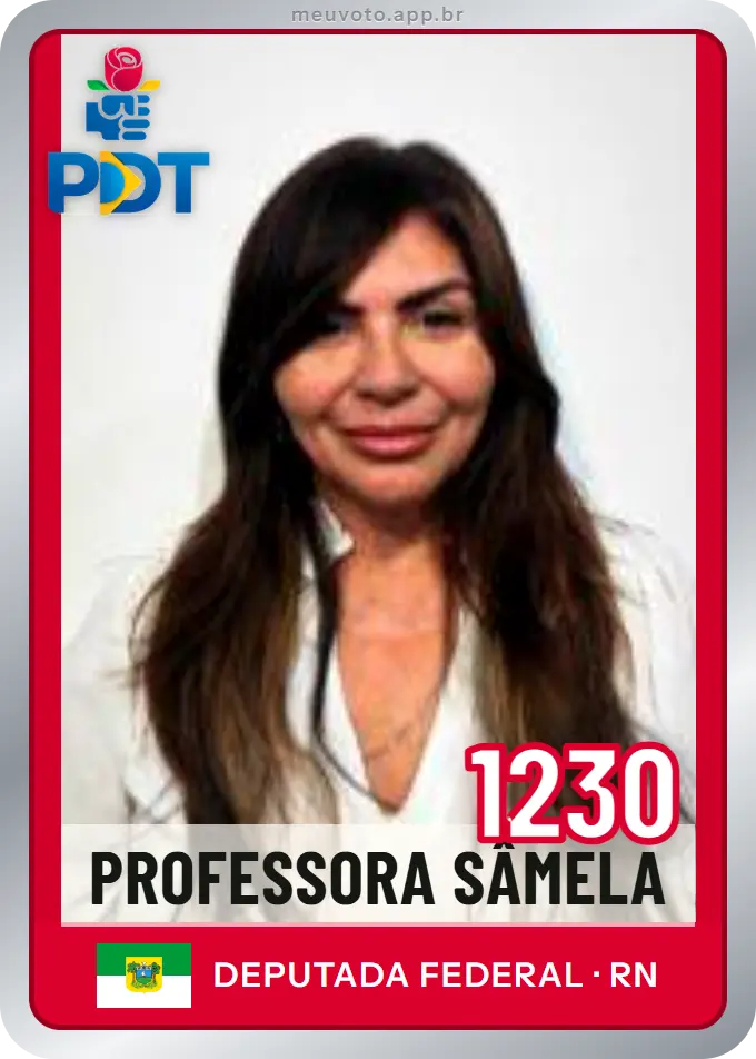 Carta de Professora Sâmela, número 1230, PDT