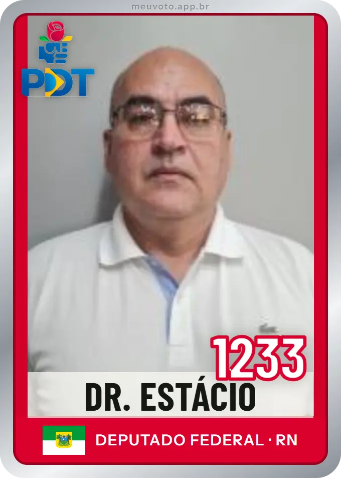 Carta de Dr. Estácio, número 1233, PDT