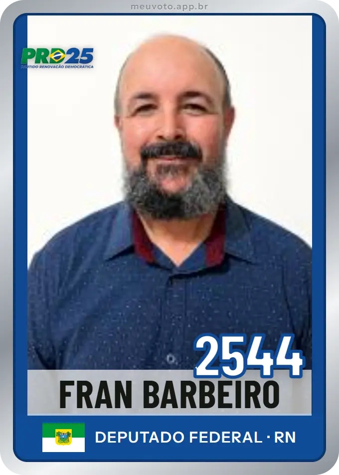 Carta de Fran Barbeiro, número 2544, PRD