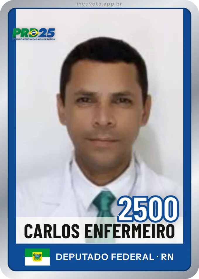 Carta de Carlos Enfermeiro, número 2500, PRD