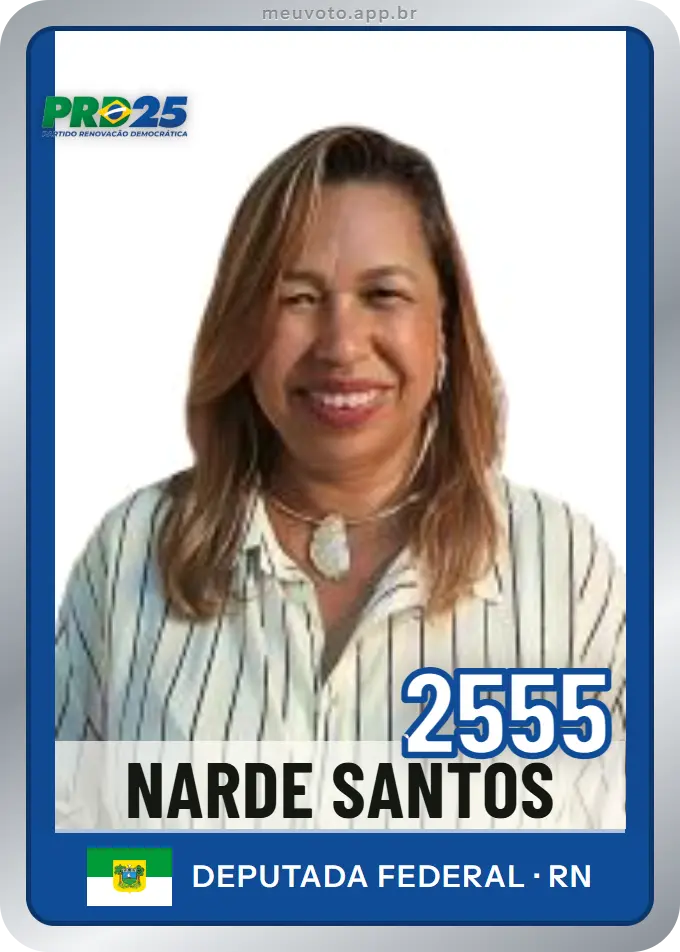 Carta de Narde Santos, número 2555, PRD