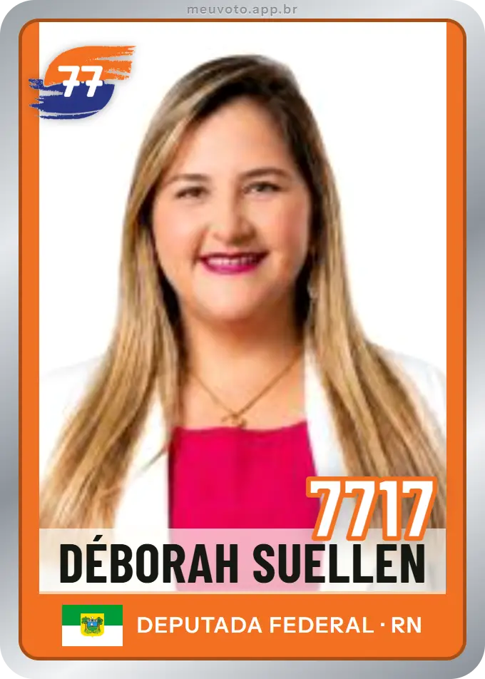 Carta de Déborah Suellen, número 7717, Solidariedade