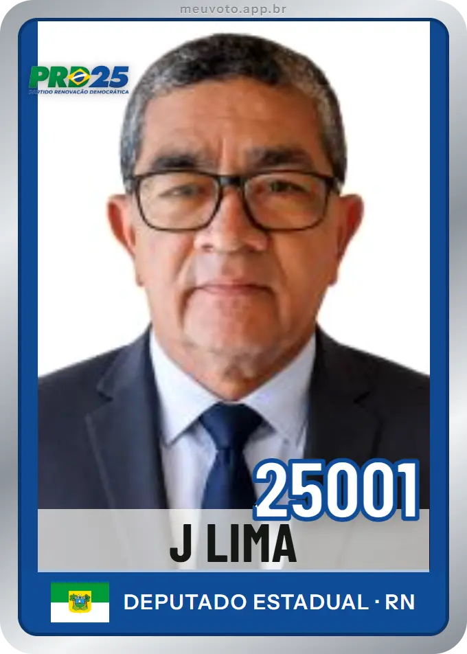 Carta de J Lima, número 25001, PRD