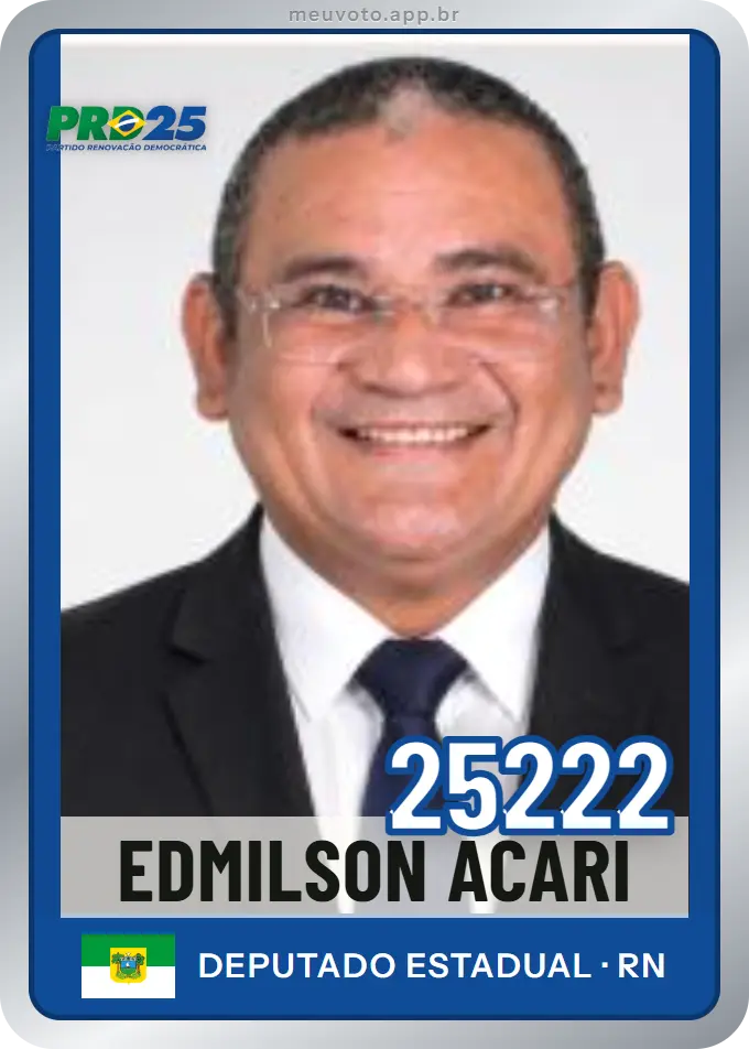 Carta de Edmilson Acari, número 25222, PRD