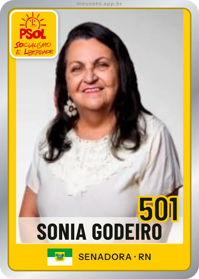 Carta de Sonia Godeiro, número 501, PSOL