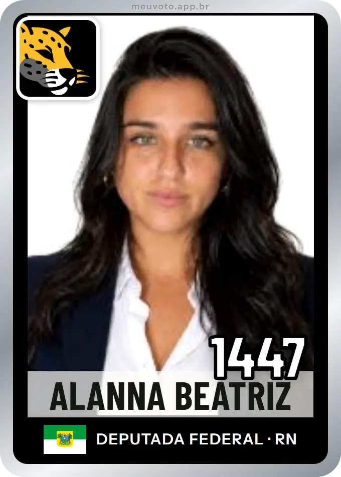 Carta de Alanna Beatriz, número 1447, Missão