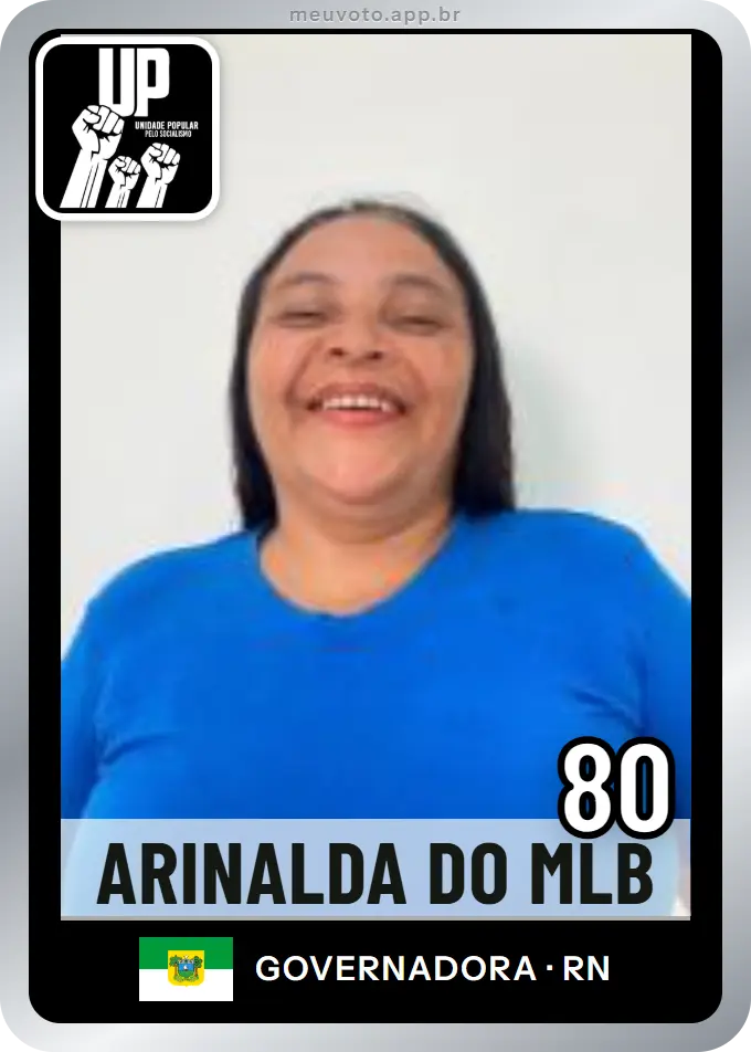 Carta de Arinalda do Mlb, número 80, UP