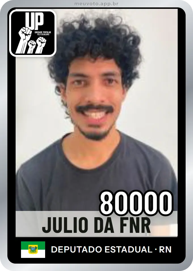 Carta de Julio da Fnr, número 80000, UP