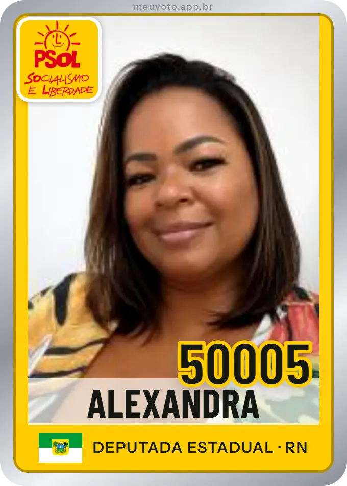 Carta de Alexandra, número 50005, PSOL