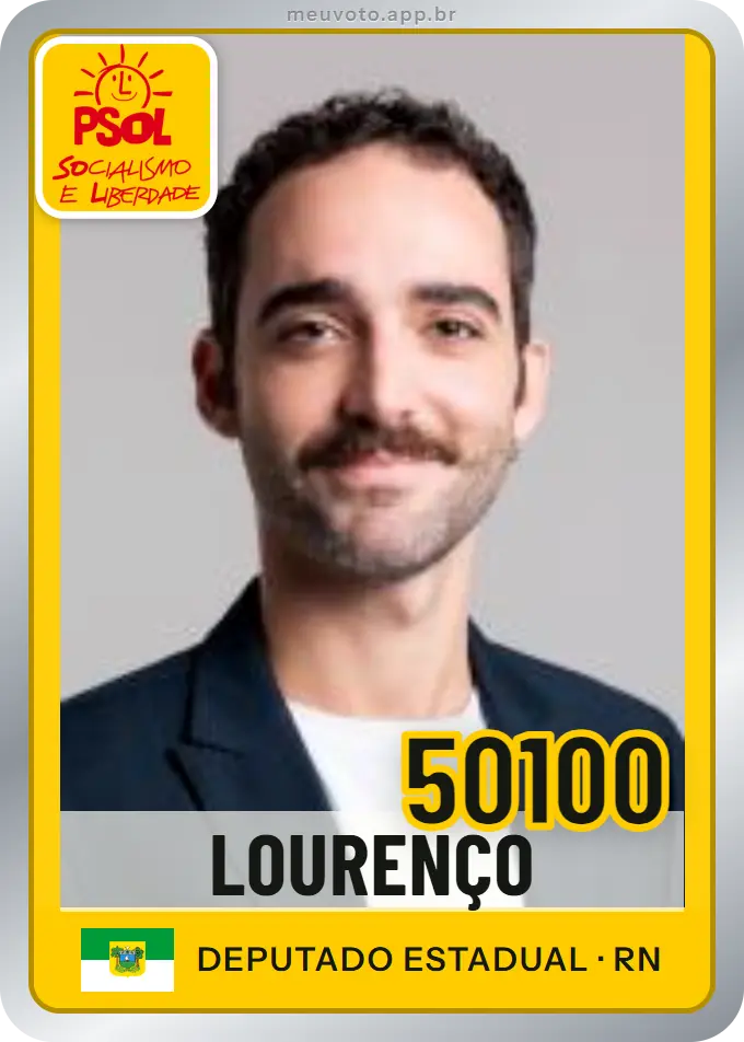 Carta de Lourenço, número 50100, PSOL