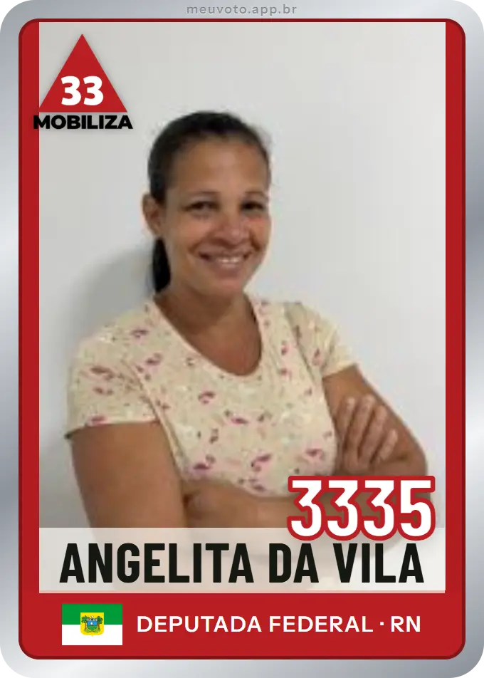 Carta de Angelita da Vila, número 3335, Mobiliza