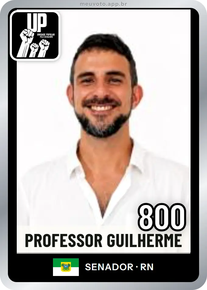 Carta de Professor Guilherme, número 800, UP
