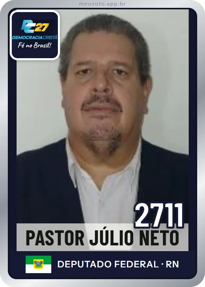 Carta de Pastor Júlio Neto, número 2711, DC