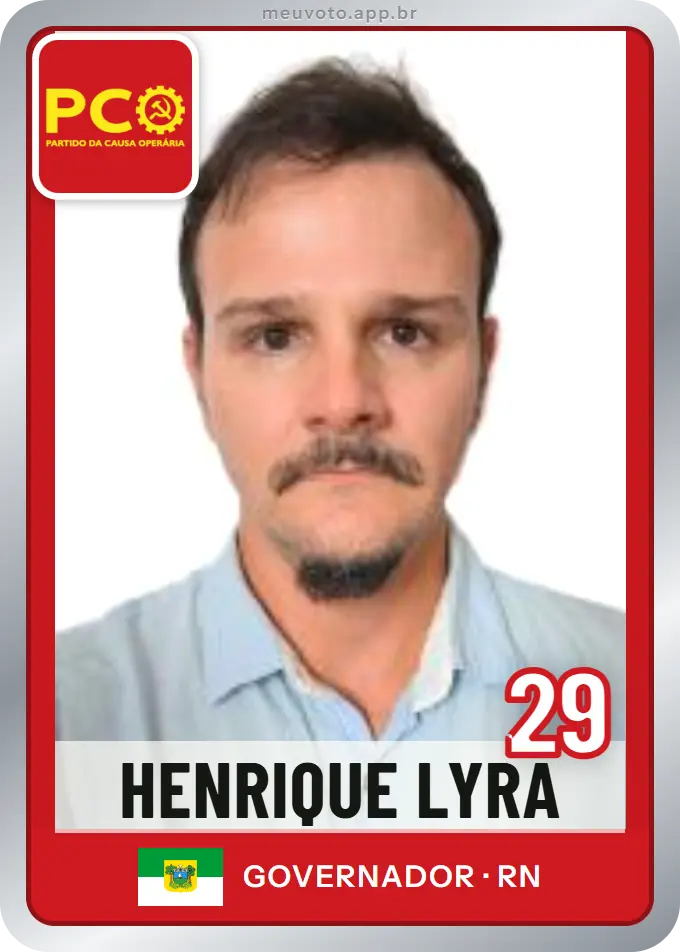 Carta de Henrique Lyra, número 29, PCO