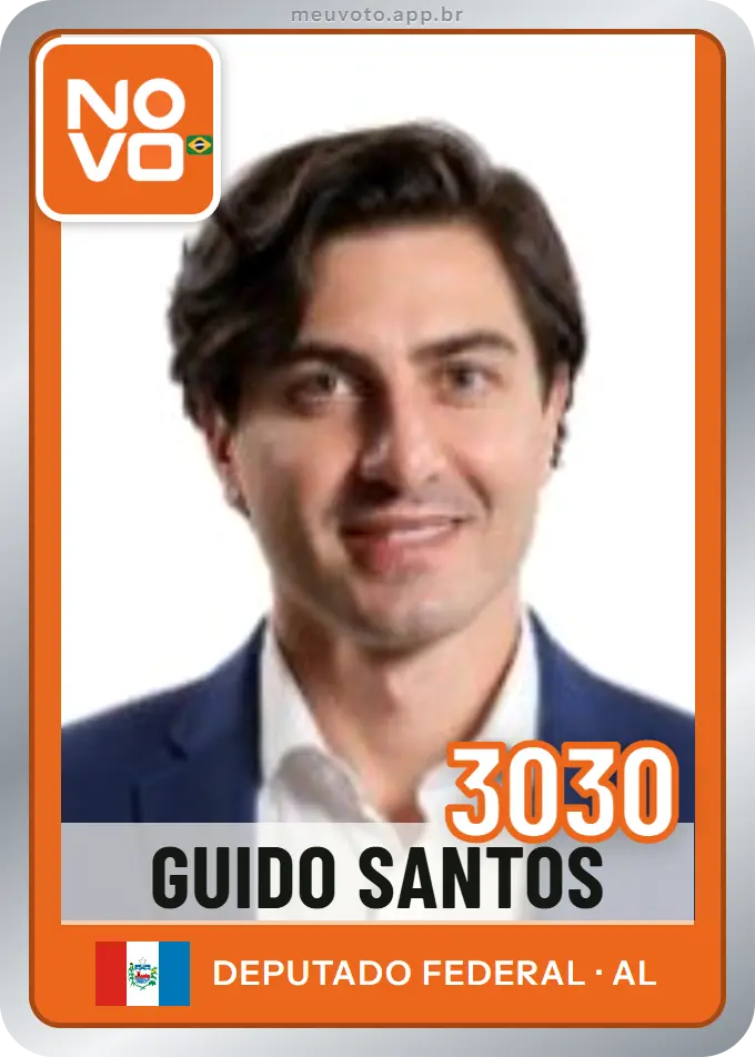 Carta de Guido Santos, número 3030, Novo