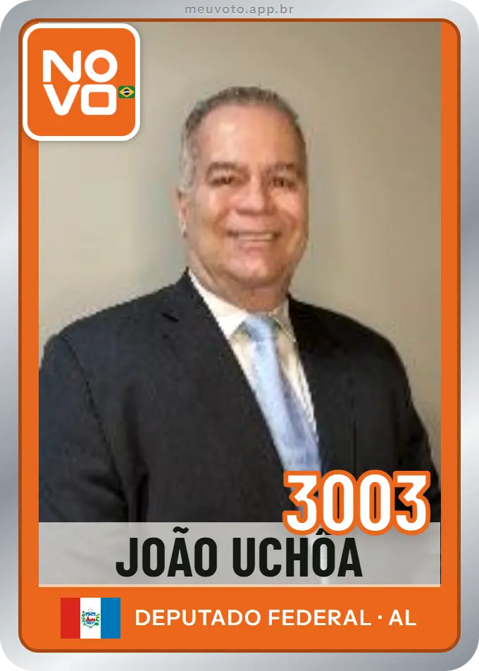 Carta de João Uchôa, número 3003, Novo