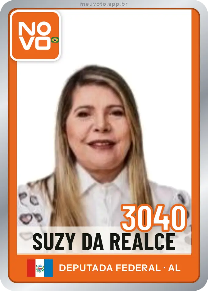 Carta de Suzy da Realce, número 3040, Novo