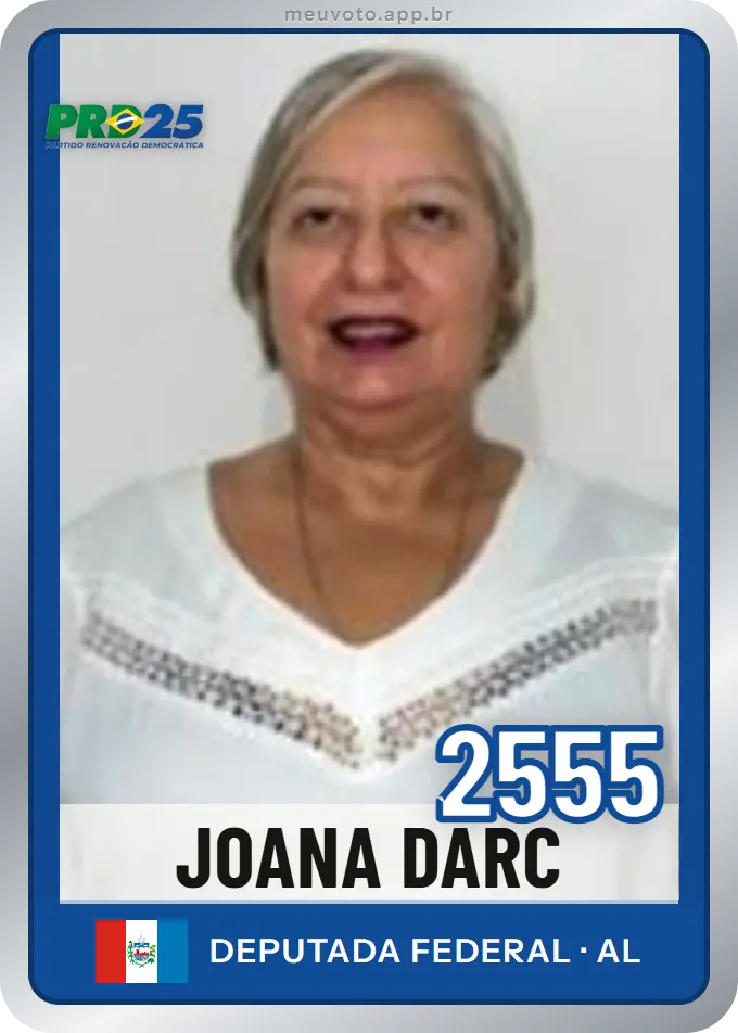 Carta de Joana Darc, número 2555, PRD