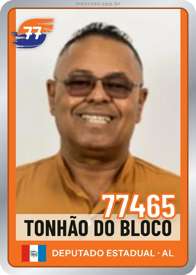 Carta de Tonhão do Bloco, número 77465, Solidariedade