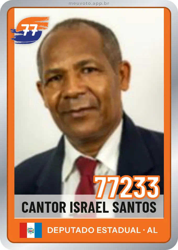 Carta de Cantor Israel Santos, número 77233, Solidariedade