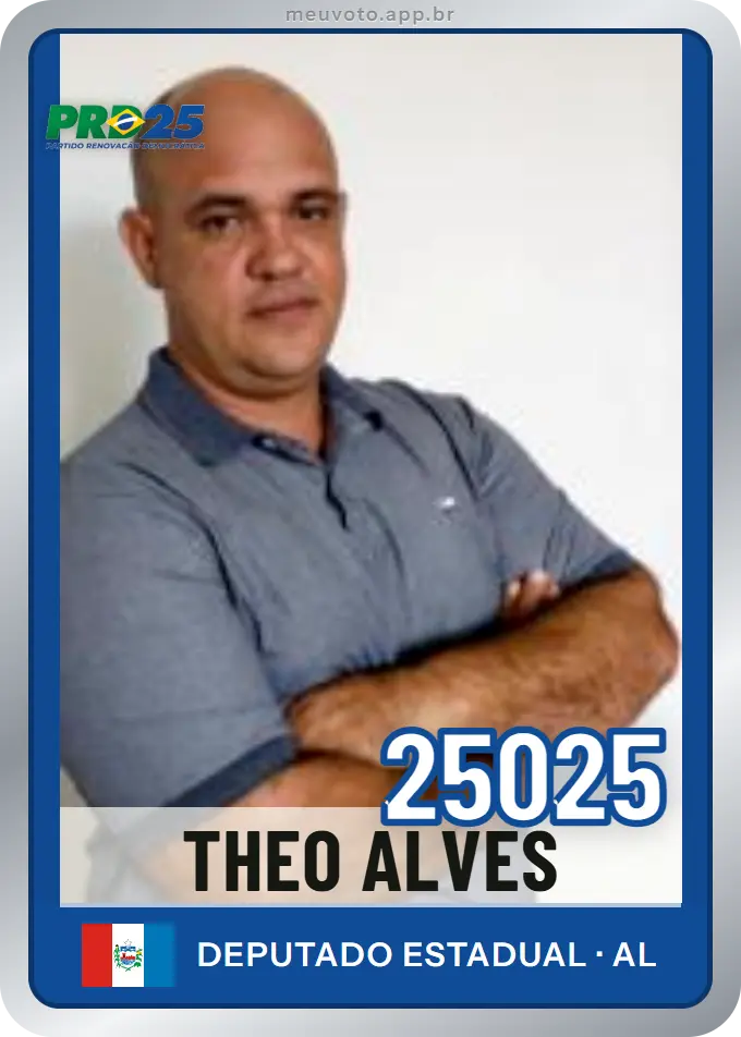 Carta de Theo Alves, número 25025, PRD