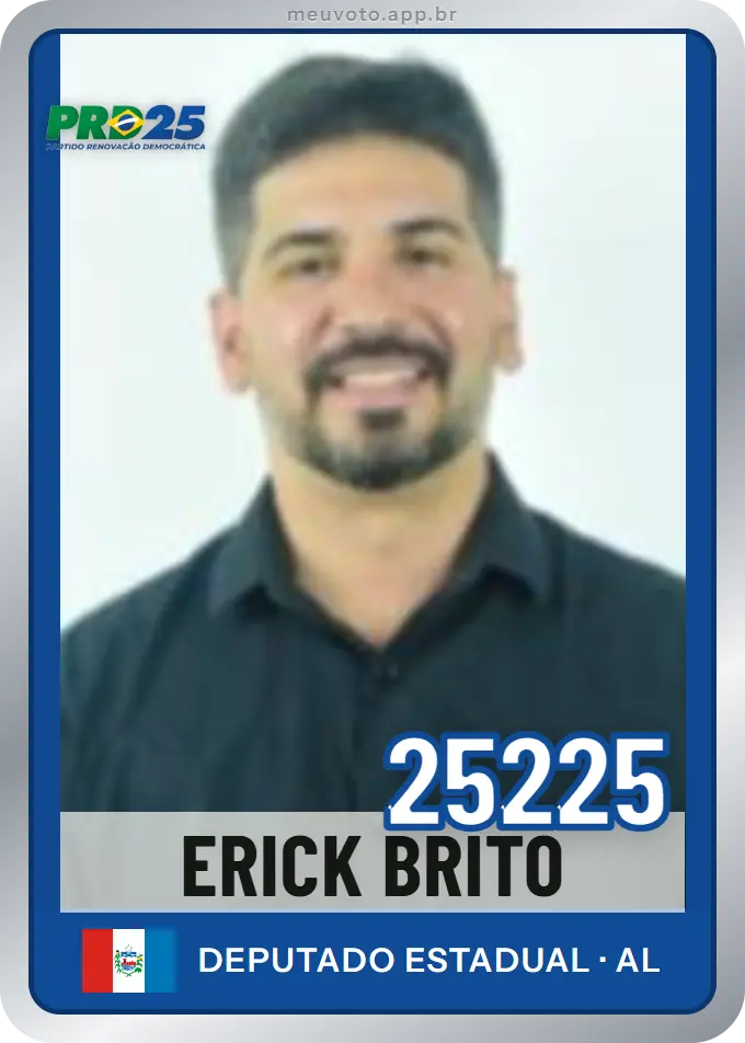 Carta de Erick Brito, número 25225, PRD