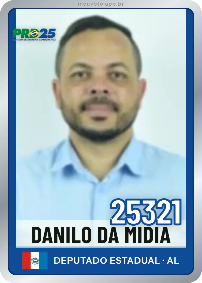 Carta de Danilo da Midia, número 25321, PRD
