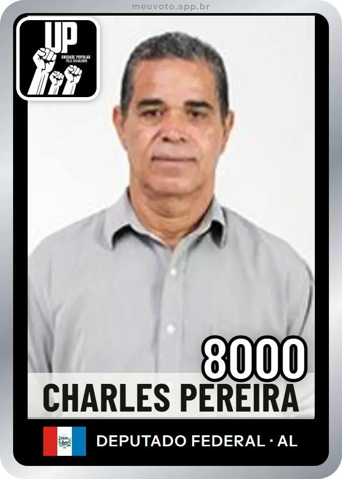Carta de Charles Pereira, número 8000, UP