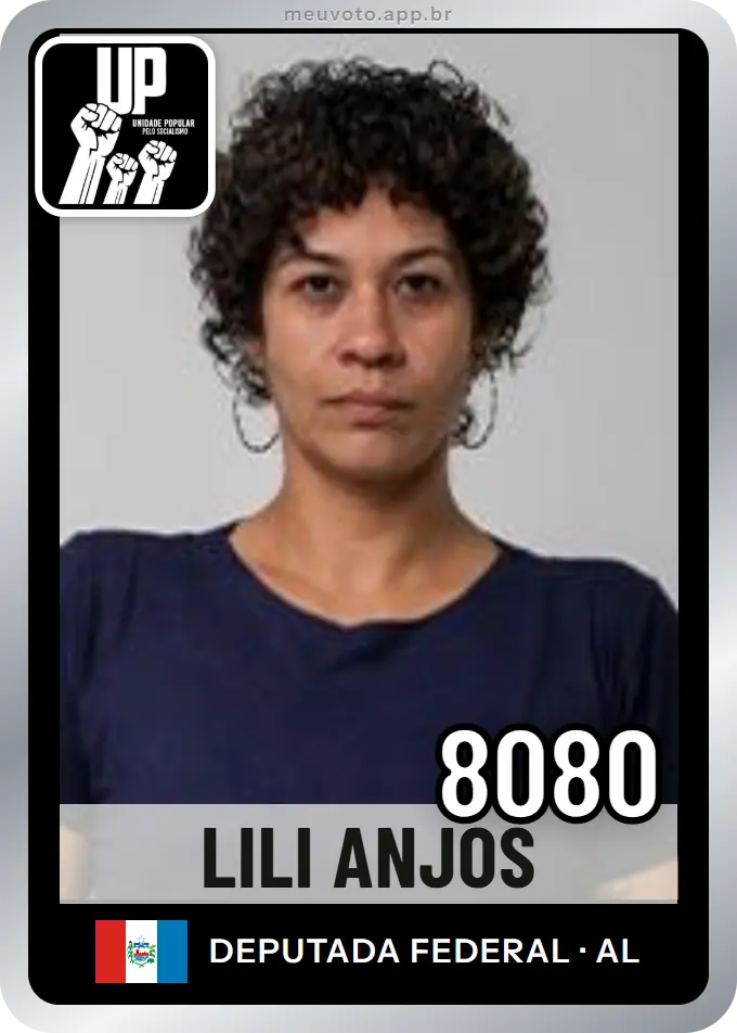 Carta de Lili Anjos, número 8080, UP