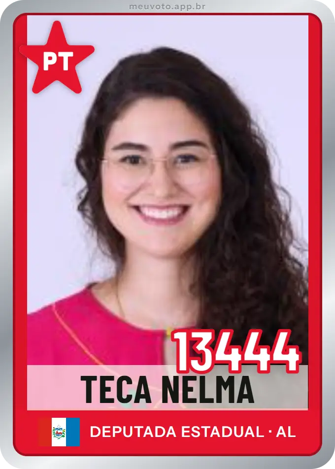 Carta de Teca Nelma, número 13444, PT