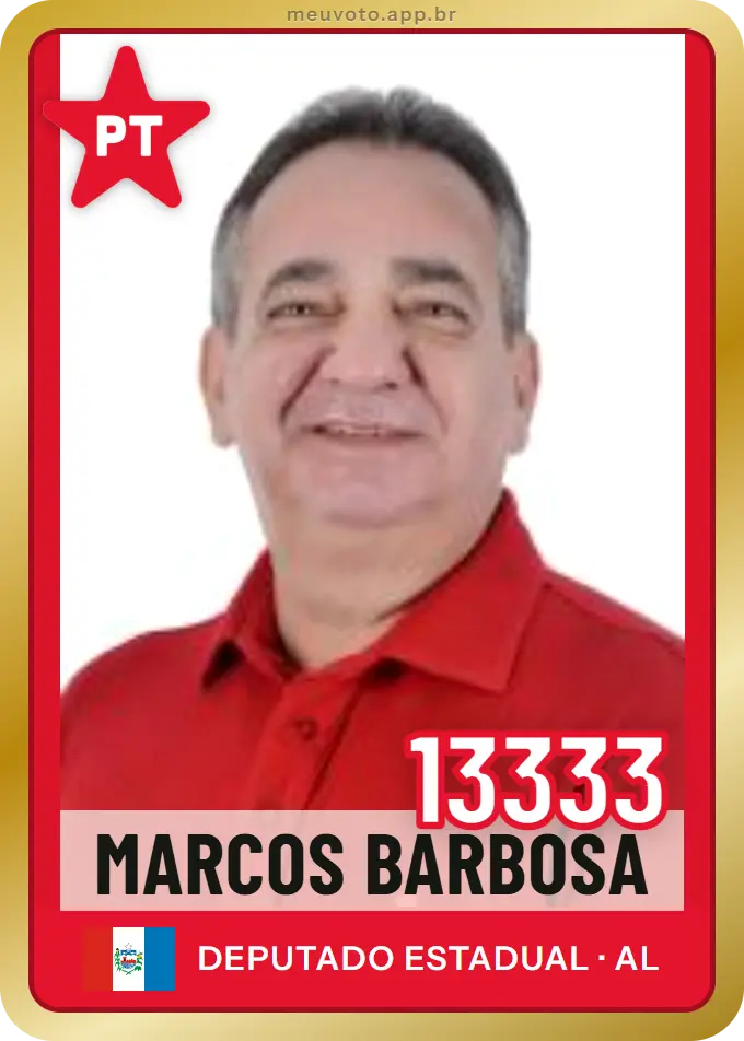 Carta de Marcos Barbosa, número 13333, PT