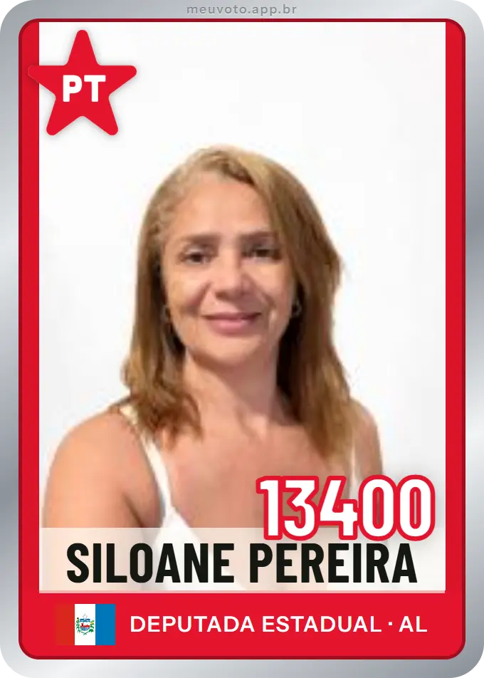 Carta de Siloane Pereira, número 13400, PT